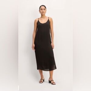 Everlane Slip Dress in Black, size 4